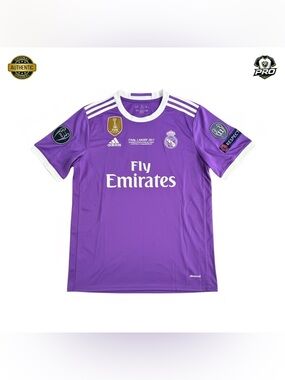 Real Madrid 2016/17 Away Jersey – Cristiano Ronaldo #7 – Purple – Size XL